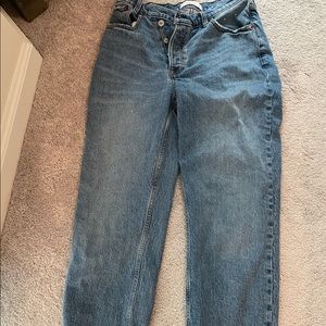 Abercrombie & Fitch hi rise “dad” jeans